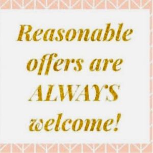 Please Make REASONABLE Offers and be Mindful of Seller’s fees.